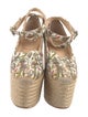Christian Louboutin Canvas Animal Print Espadrilles