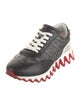 Christian Louboutin Spike Accents Leather Sneakers