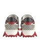 Christian Louboutin Spike Accents Leather Sneakers