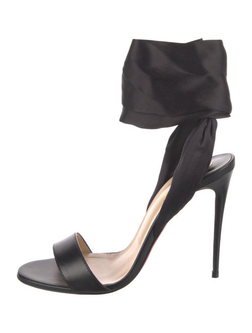 Christian Louboutin Leather Printed Sandals