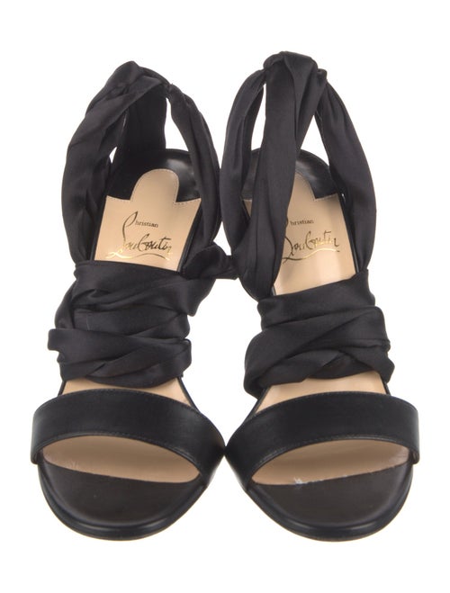 Christian Louboutin Leather Printed Sandals