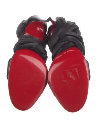 Christian Louboutin Leather Printed Sandals