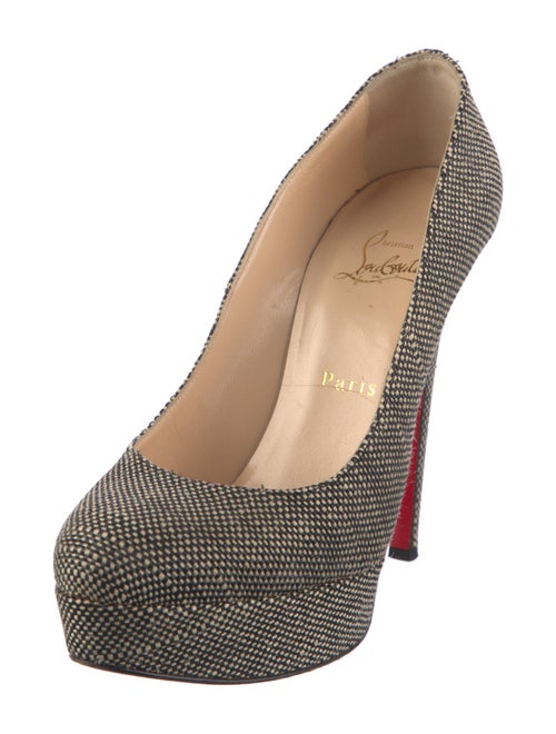 Christian Louboutin Canvas Patterned Pumps