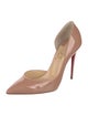 Christian Louboutin Patent Leather D'Orsay Pumps