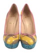 Christian Louboutin Patent Leather Printed Pumps
