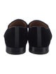 Christian Louboutin Velvet Tassel Accents Loafers