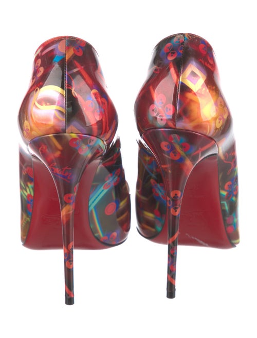 Christian Louboutin Patent Leather Printed Pumps
