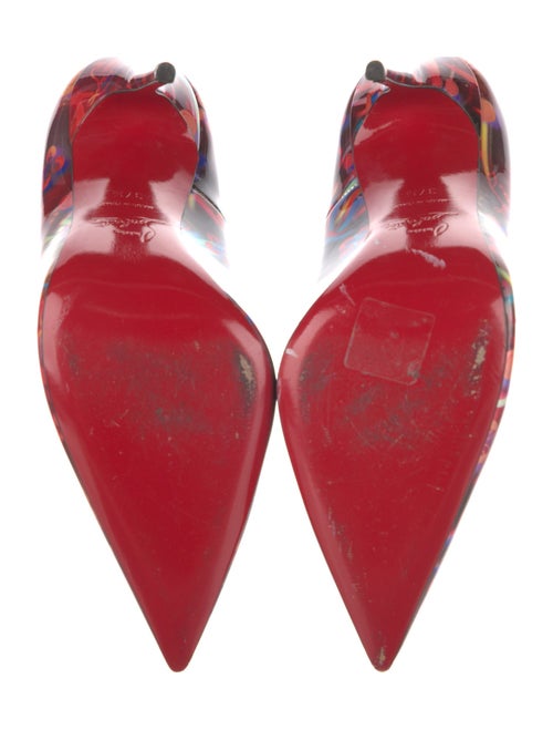 Christian Louboutin Patent Leather Printed Pumps