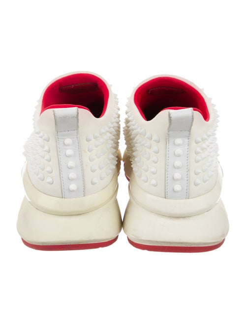 Christian Louboutin Spike Accents Neoprene Sneakers