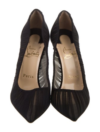 Christian Louboutin Follie Draperia Mesh Pumps
