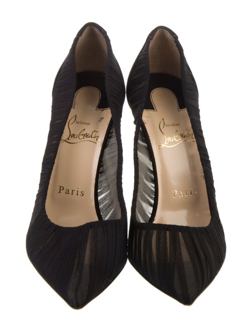 Christian Louboutin Follie Draperia Mesh Pumps