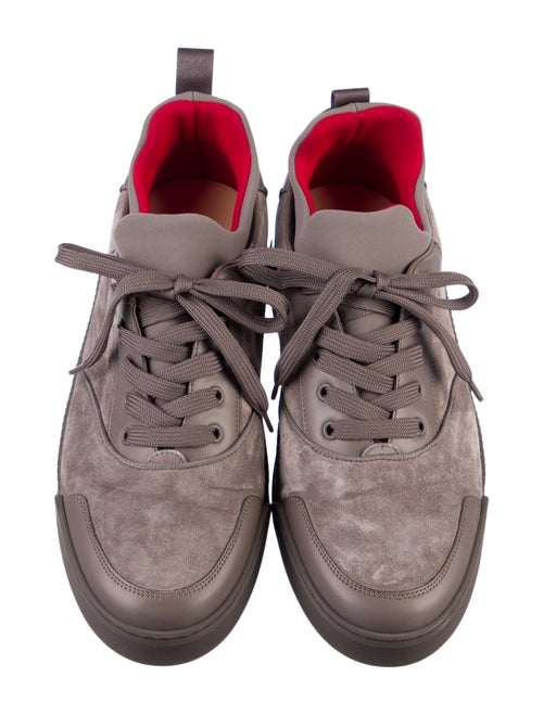 Christian Louboutin Suede Printed Sneakers