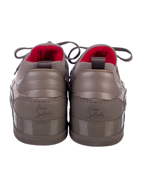 Christian Louboutin Suede Printed Sneakers