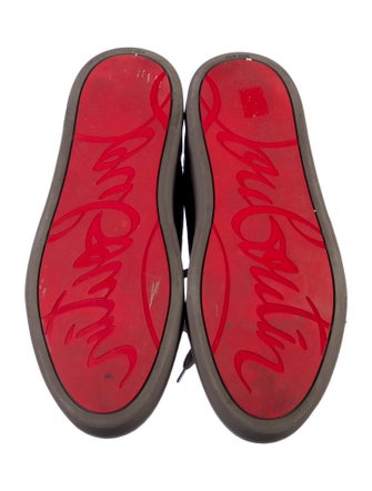 Christian Louboutin Suede Printed Sneakers