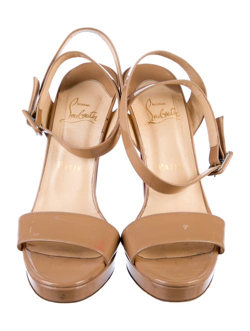 Christian Louboutin Patent Leather Sandals