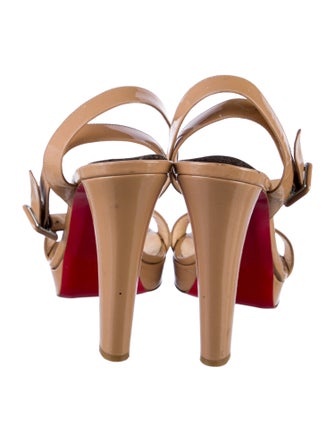 Christian Louboutin Patent Leather Sandals