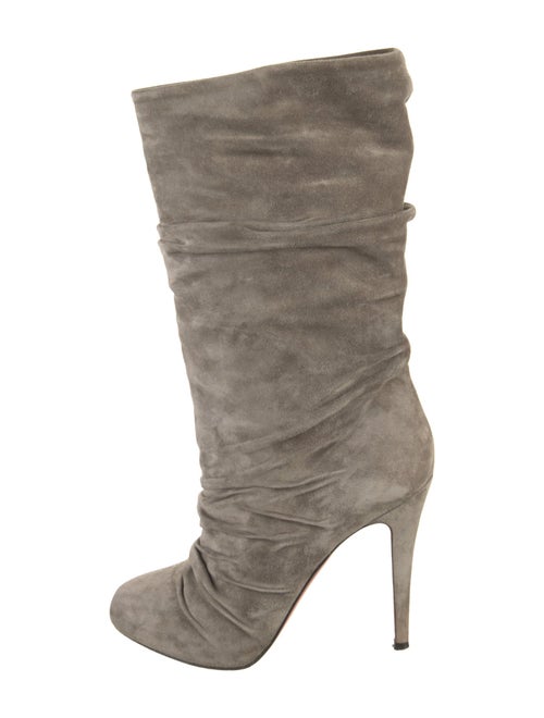 Christian Louboutin Suede Slouch Boots