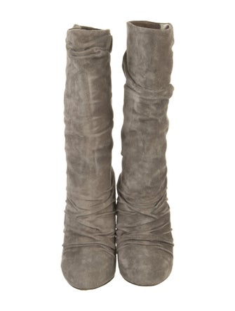 Christian Louboutin Suede Slouch Boots
