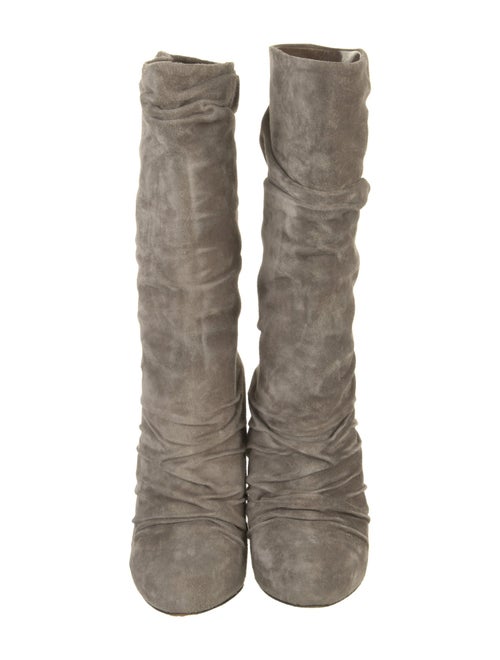 Christian Louboutin Suede Slouch Boots