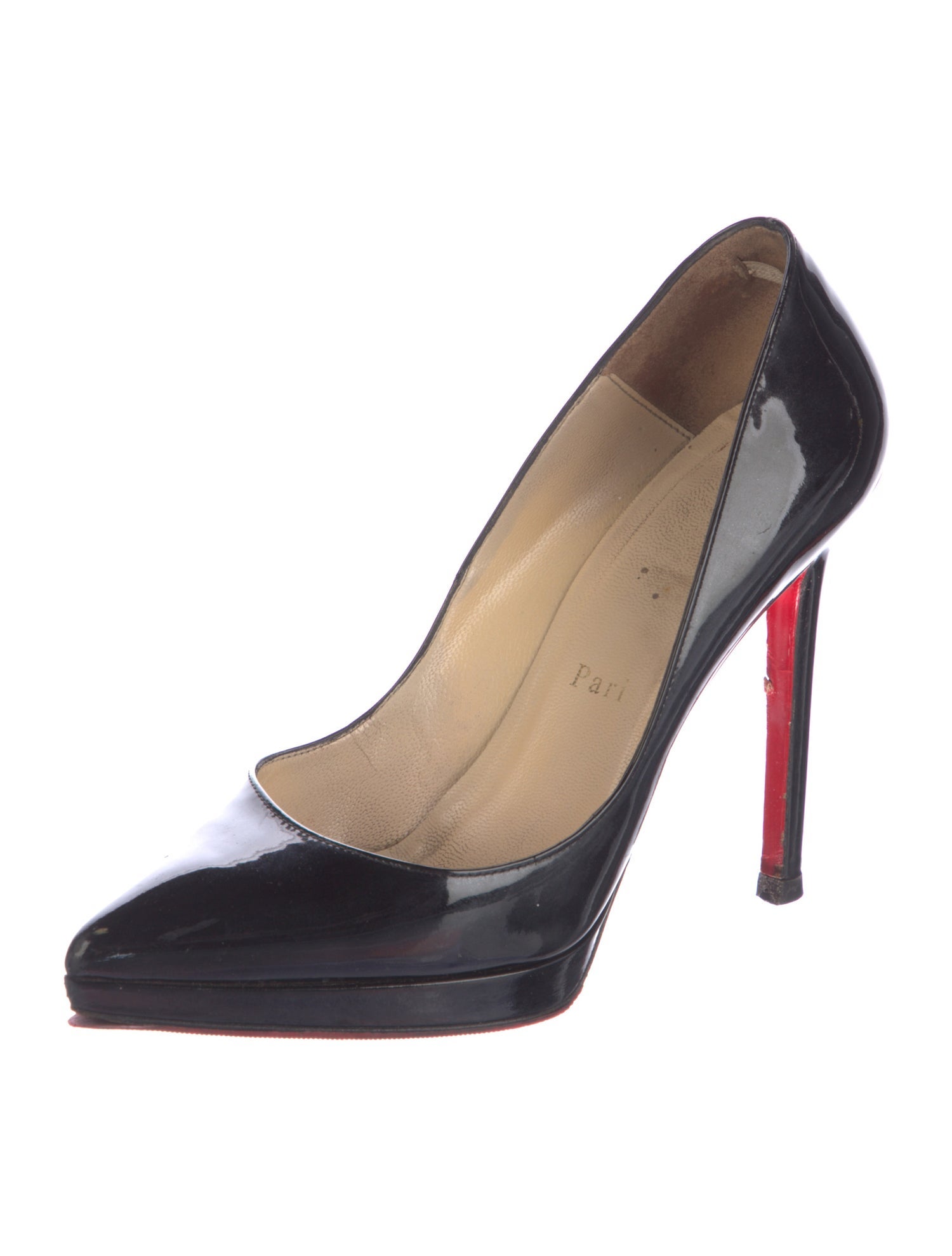 Christian Louboutin Pigalle Plato Patent Leather Pumps
