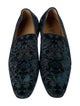 Christian Louboutin Velvet Printed Loafers