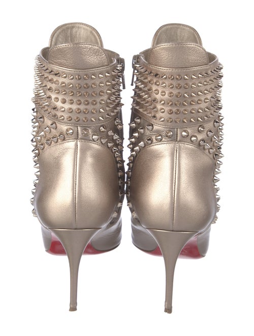 Christian Louboutin Spike Accents Leather Boots