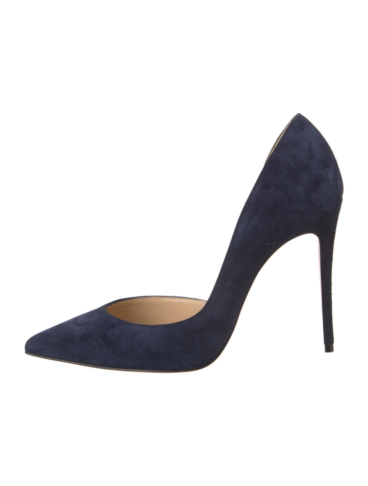 Christian Louboutin Suede D'Orsay Pumps