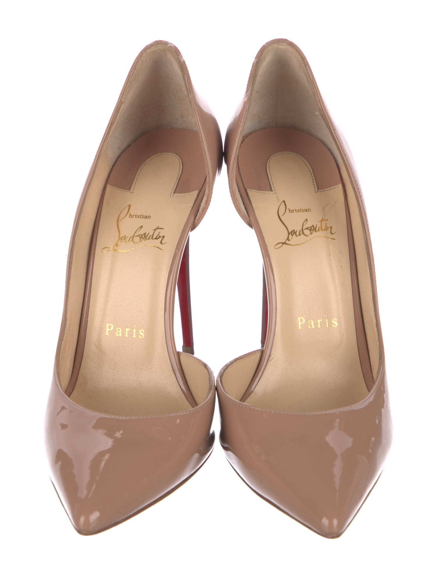 Christian Louboutin Patent Leather D'Orsay Pumps