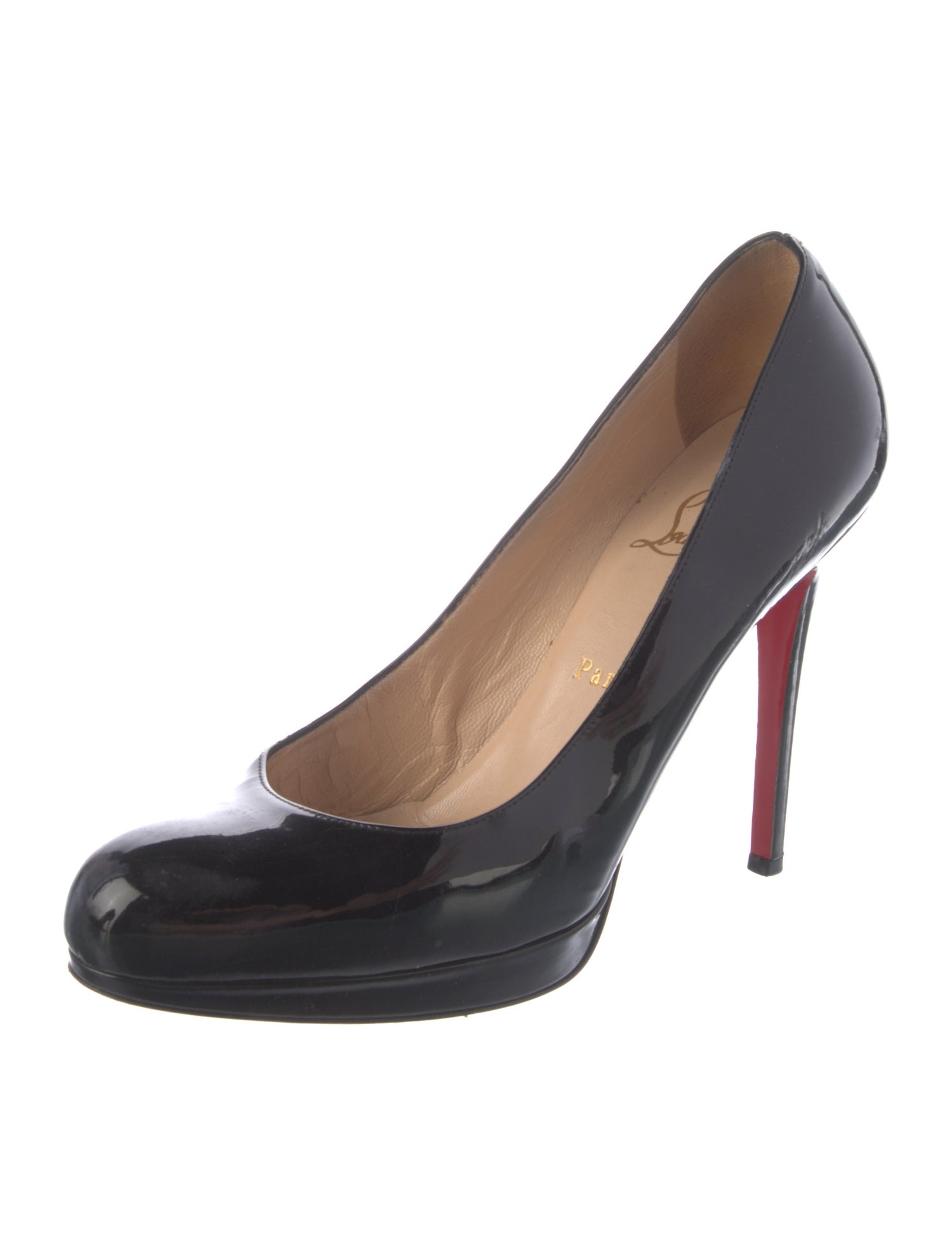 Christian Louboutin Simple Pump Plato Patent Leather Pumps