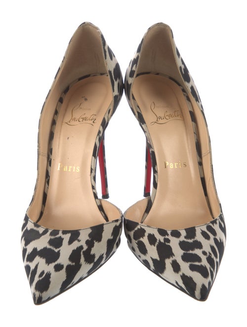 Christian Louboutin Animal Print D'Orsay Pumps
