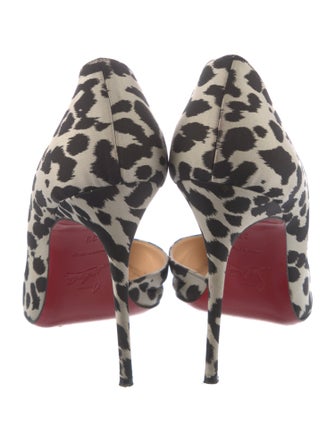 Christian Louboutin Animal Print D'Orsay Pumps
