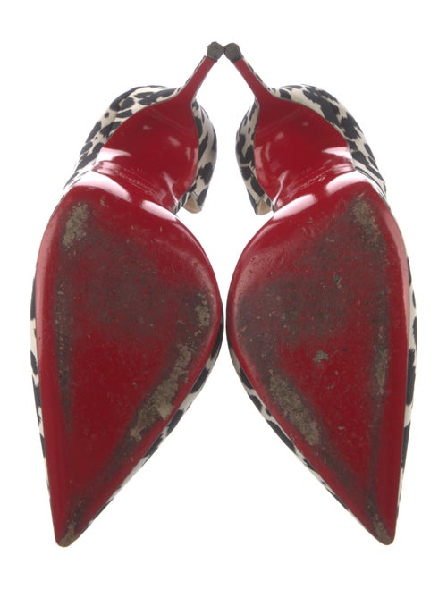 Christian Louboutin Animal Print D'Orsay Pumps