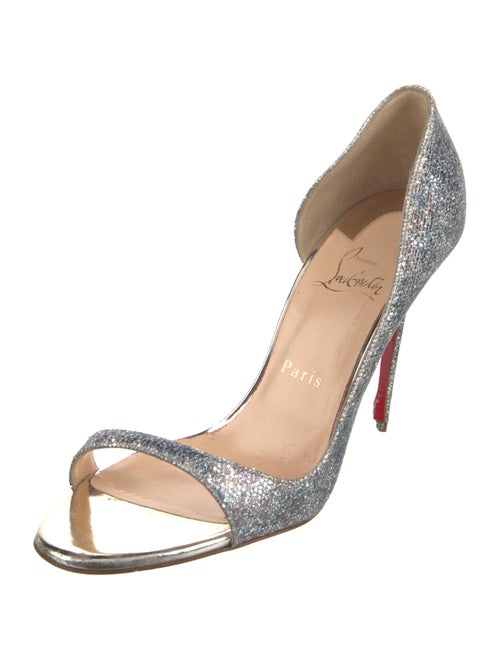 Christian Louboutin Glitter Glitter Accents Sandals