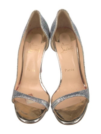 Christian Louboutin Glitter Glitter Accents Sandals