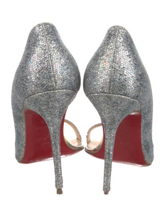 Christian Louboutin Glitter Glitter Accents Sandals