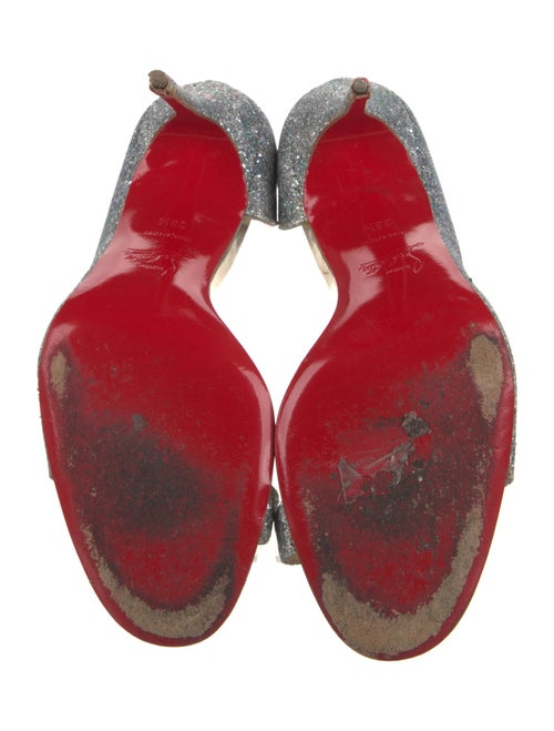 Christian Louboutin Glitter Glitter Accents Sandals