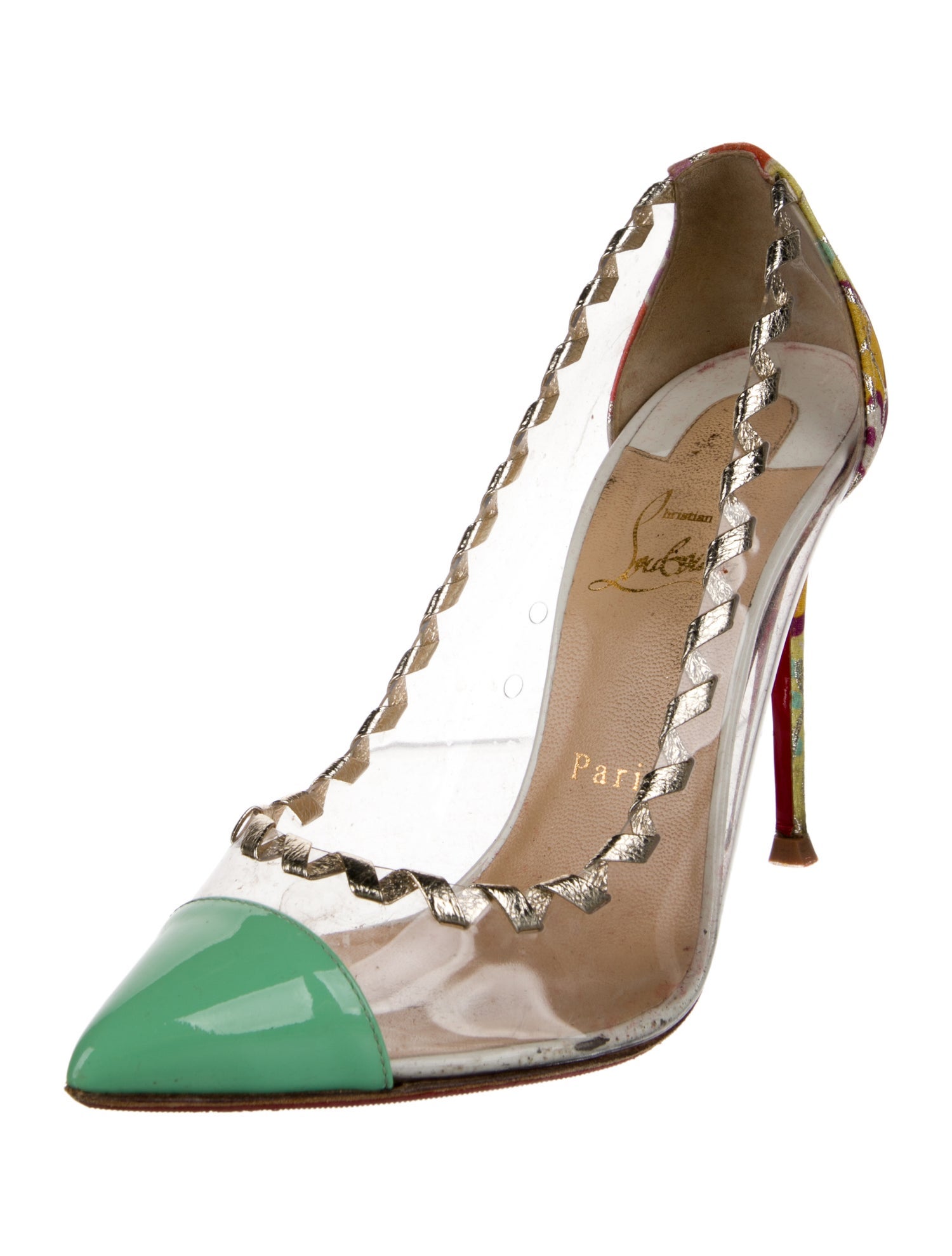 Christian Louboutin PVC Printed Pumps