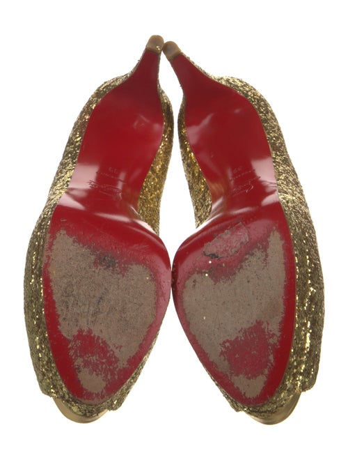 Christian Louboutin Glitter Glitter Accents Pumps