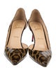Christian Louboutin Leopardino Patent Leather D'Orsay Pumps