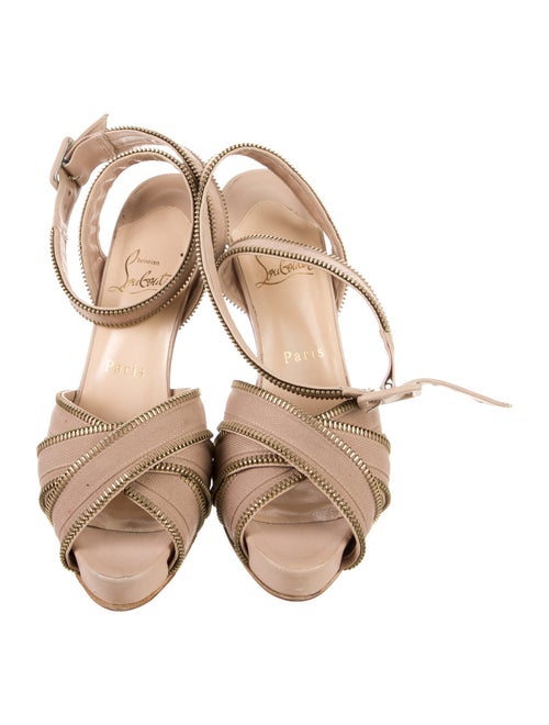 Christian Louboutin Leather Slingback Pumps