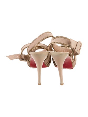 Christian Louboutin Leather Slingback Pumps