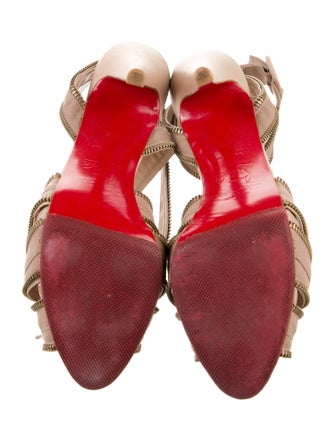 Christian Louboutin Leather Slingback Pumps