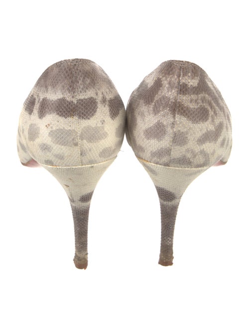 Christian Louboutin Canvas Animal Print Pumps