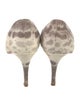 Christian Louboutin Canvas Animal Print Pumps