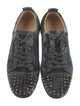 Christian Louboutin Suede Printed Sneakers