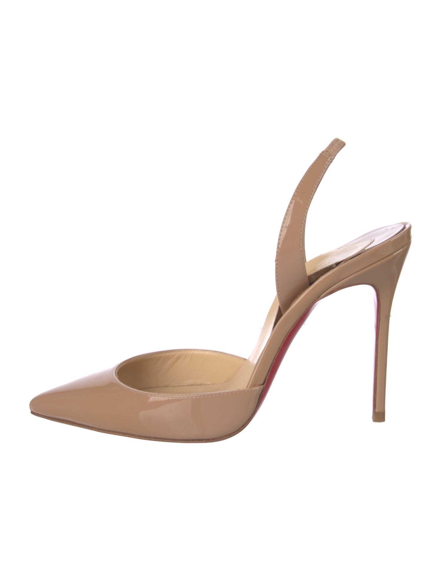 Christian Louboutin Leather Slingback Pumps
