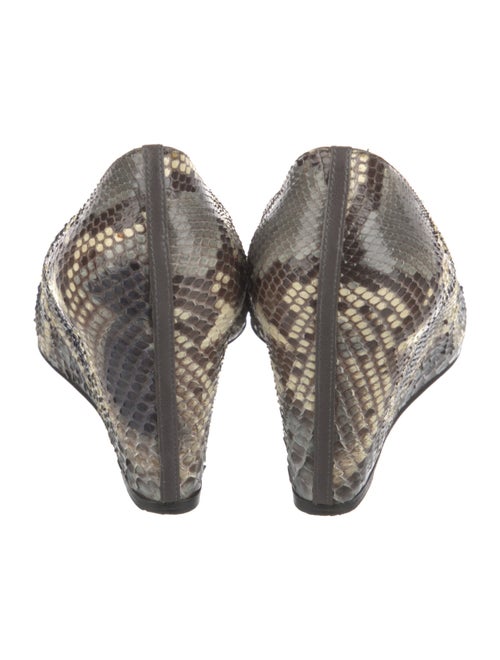 Christian Louboutin Snakeskin Animal Print Espadrilles
