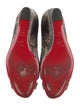 Christian Louboutin Snakeskin Animal Print Espadrilles
