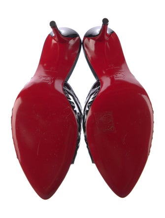 Christian Louboutin Patent Leather Slides