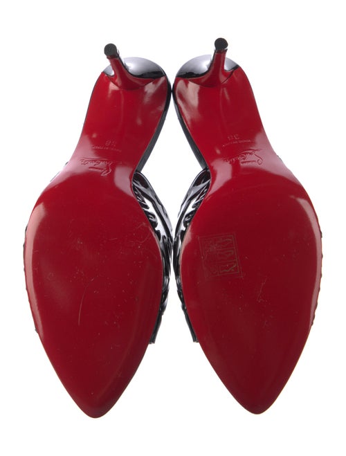 Christian Louboutin Patent Leather Slides